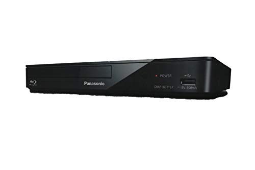 Panasonic DMP-BDT167EG Kompakter 3D Blu-ray Player (Full HD Upscaling, Internet Apps, LAN-Anschluss, USB, MKV-Playback) schwarz