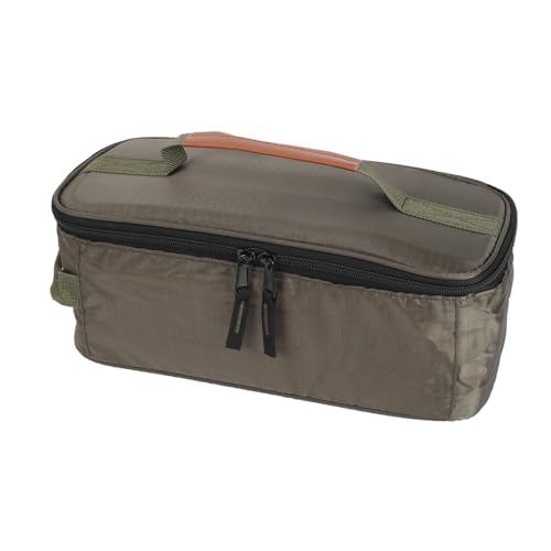 MiOYOOW Camping Küchenutensilien Organizer Tasche, Tragbare Camping Kochgeschirr Aufbewahrungstasche, wasserdichte Utensilien Kochgeschirr Tasche mit Aufhängeöse für Camping Wandern Grillen