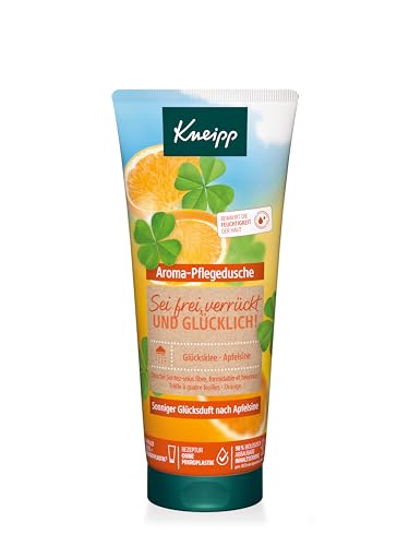 Kneipp Aroma-Pflegedusche Sei Frei, verrückt und glücklich – Mit pflanzlichen Wirkstoffen - Rezeptur ohne Mikroplastik - vegan - 200ml