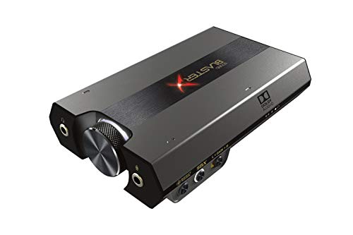 Sound BlasterX G6 7.1 HD externe Gaming-DAC- und USB-Soundkarte mit Xamp-Kopfhörerverstärker kompatibel mit PS4, Xbox One, Nintendo Switch und PC