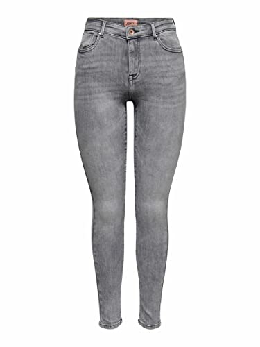 ONLY Damen Jeans 15231450 Grey Denim S-32