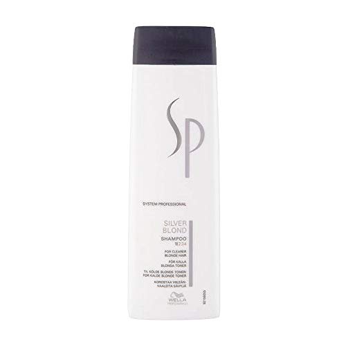Wella SP Silver Blond Shampoo, 250 ml (1er Pack) Weiß-Blau