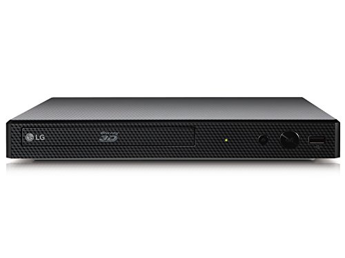 LG BP450 3D Blu-ray Player (Smart TV, DLNA, Upscaler 1080p, LAN, USB) schwarz