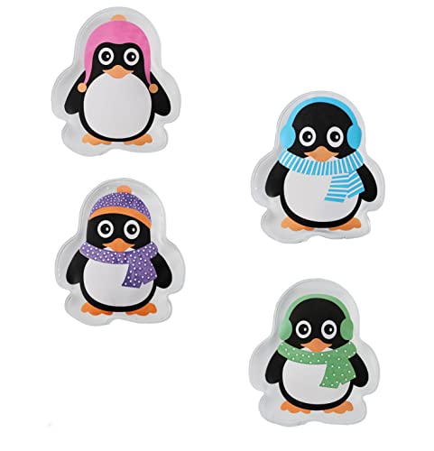 Taschenwärmer wiederverwendbar 4er Set - Pinguin - Handwärmer für unterwegs - Winter Hand Taschen Wämer Wichtel Nikolaus Weihnachten Geschenk