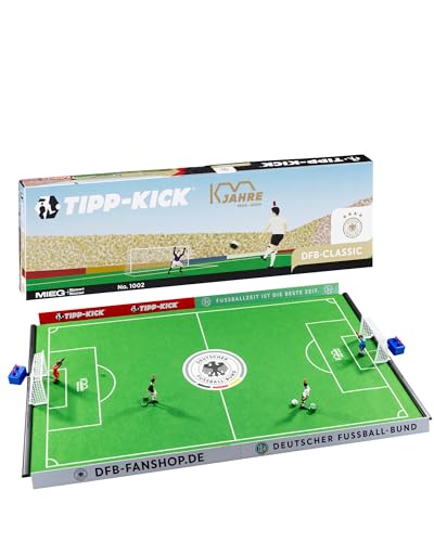 TIPP-KICK DFB Classic Spiel – 100 Jahre DFB Sonderedition Fussball Set mit Kickern & Torhütern im Heim- & Auswärtstrikot der dt. Nationalmannschaft