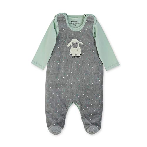 Sterntaler Unisex Baby Strampler-set Nicki Stanley Spieler, Grau, 56