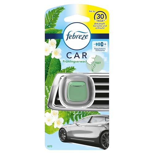 Febreze Auto Lufterfrischer 2ml, Auto Clip Starterset Frühlingserwachen, Auto Duft Gegen Gerüche (Farbe kann variieren)