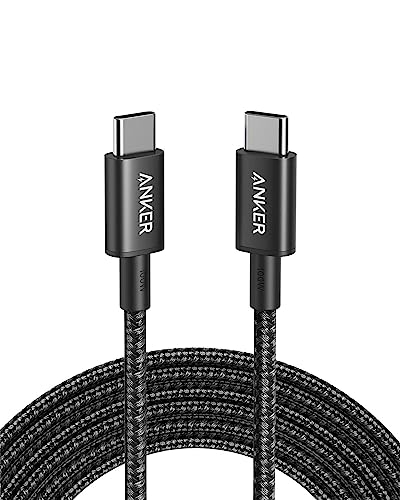 Anker USB C Kabel, 100W USB C auf USB C Kabel, USB C Ladekabel 3m lang für iPhone 16/15 Serie, MacBook Pro/Air, iPad Pro/Air, Galaxy S24/S23, Pixel, Switch, LG und mehr (Schwarz)