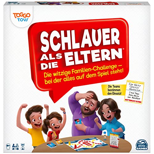 Spin Master Games - Schlauer als die Eltern, spaßiges Quiz- und Actionspiel, bei dem Kinder gegen Eltern Spielen - für 2-6 Spieler ab 8 Jahren