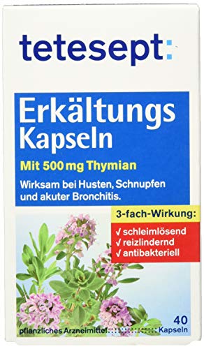 Tetesept Erkältungs- Kapseln, 40 Stück