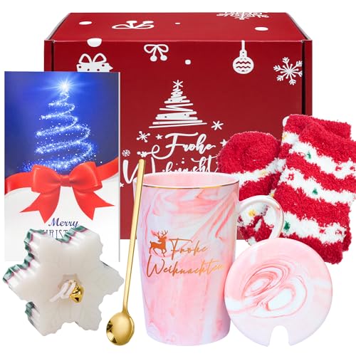 Weihnachtsgeschenke Geschenke für Frauen Weihnachten, Personalisierte Geschenke, Geburtstagsgeschenk für Frauen Mama, Beste Freundin Geschenke, Geschenk für Frauen, Tasse Weihnachten Weihnachtstasse