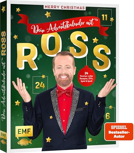 Merry Christmas – Dein Adventskalender mit Ross Antony: 24 fröhlich-weihnachtliche Überraschungen: Rezepte, DIYs, Spiele und vieles mehr für die ganze Familie – Mit perforierten Seiten zum Auftrennen