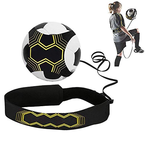 ONEVER Fussball Trainingszubehör - Fußball Geschenke Für Jungs Solo Praxis Training Aid Fußball Kick Trainer Fussball Trainingszubehör Fußball Sachen Fußball Training für Kinder Anfänger