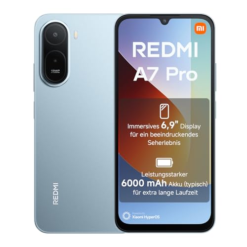 Xiaomi REDMI A7 Pro Smartphone 4+ 64GB, 6000mAh, 13MP Kamera, Mist Blue