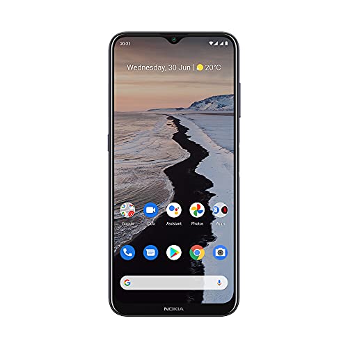 Nokia G10 Smartphone Skandinavisches Design, Dual-SIM, RAM 3GB, ROM 32GB, bis zu 3 Tage Akkulaufzeit, verbessertes 6,5”-Display, Dreifachkamera mit KI-Modi, Android 11 - Night