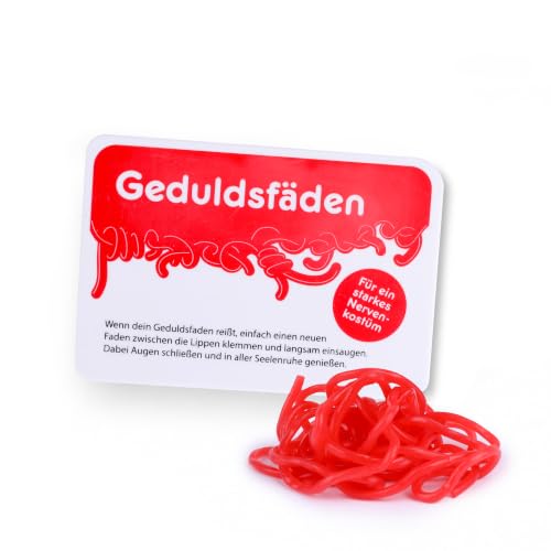 Liebeskummerpillen Geduldsfäden Fruchtgummischnüre mit Erdbeergeschmack